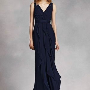 Vera Wang Bridesmaid Dress in Midnight